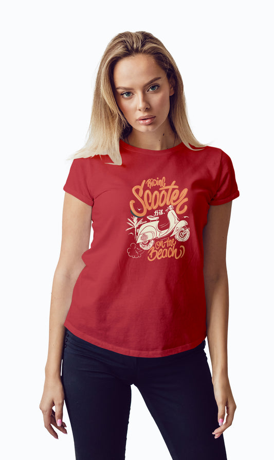 Vespa T-Shirts Frauen 29