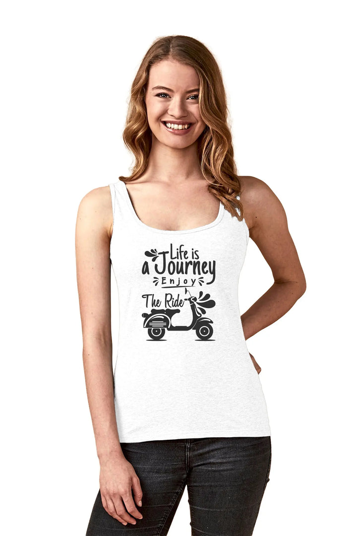 Vespa Tanktop für Damen von Beo Design Nindl &amp; Sollberger, bequemes Top mit Vespa-Motiv für Frauen.