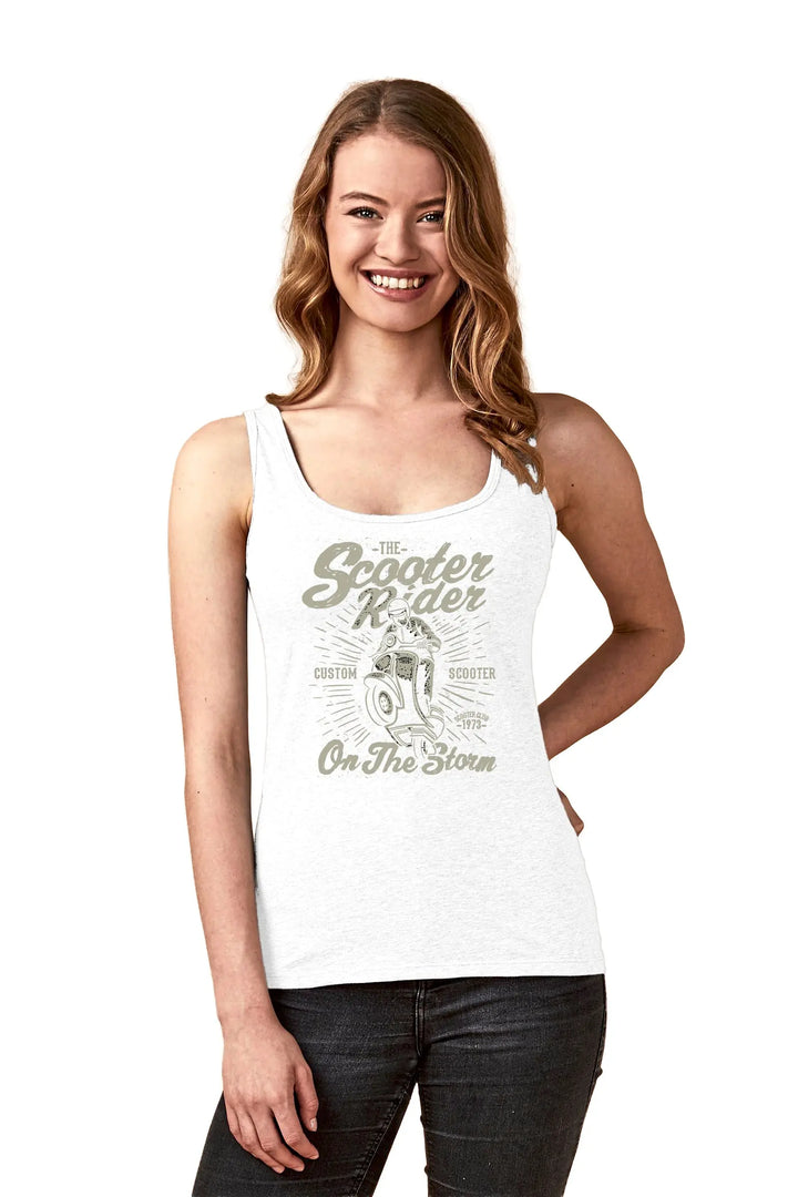 Vespa Tanktop Frauen 38, stylisches Tanktop für Scooter-Liebhaber, ideal für sonnige Tage.