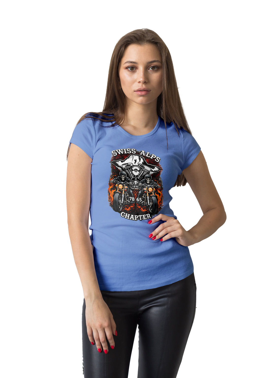 Swiss Alps Chapter T-Shirts Version 1 - Skull